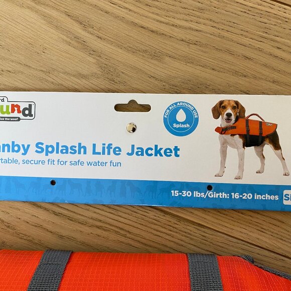 Outward Hound Granby Splash Orange Ripstop Life Jacket for Dogs, Small - Picture 7 of 7